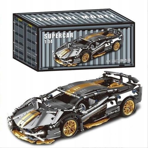 LAMBORGHINI KLOCKI CYBERPUNK 1314 ELEMENTÓW MEGA DUŻY ZESTAW CZARNY na Arena.pl