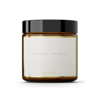 Świeca sojowa ŚWIEŻY I MIĘKKI