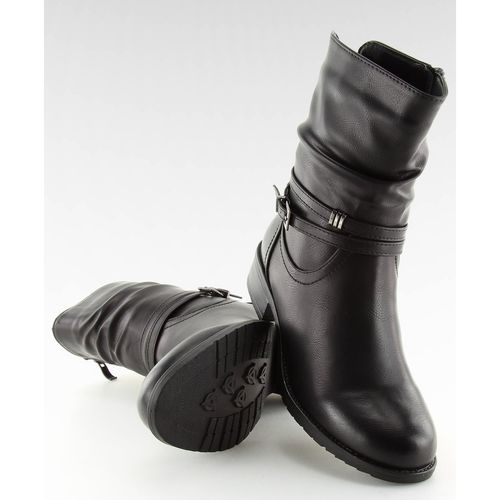 Botki damskie czarne 8232-3 Black r.41 na Arena.pl