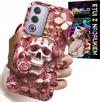 ETUI DO OPPO A80 5G - KOBIECE, MODNE WZORY, CZASZKA W RÓŻE