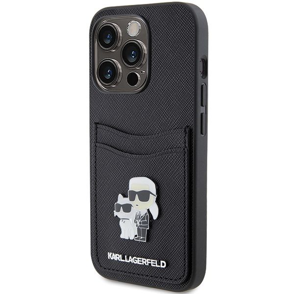 Etui Karl Lagerfeld do iPhone 15 Pro, Czarny zdjęcie 2