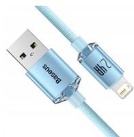 2 x Kabel Baseus Crystal Shine 2.4A 2m Szybkie Ładowanie DO iPhone Niebiesk