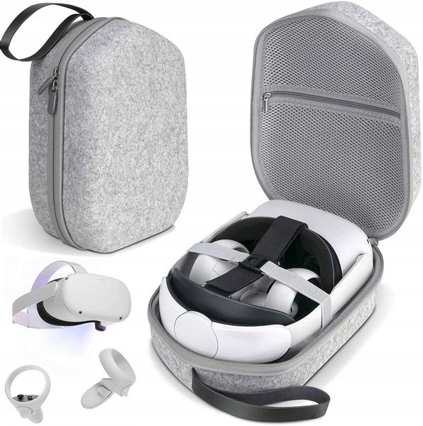 Etui do Meta Oculus Quest 2, wzmacniane, pokrowiec podróżny, case, obudowa zdjęcie 6