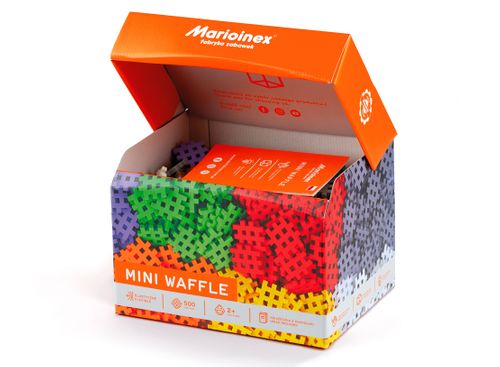 Klocki mini waffle wafle konstruktor 500.el+gratis na Arena.pl