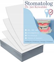 Ulotki A5 1000szt reklamowe firmowe duży wybór stomatologia ortodoncja