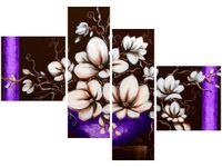 OBRAZ BUKIET KWIATÓW STOLE