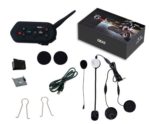 INTERKOM MOTOCYKLOWY INTERCOM BLUETOOTH EJEAS E6 na Arena.pl