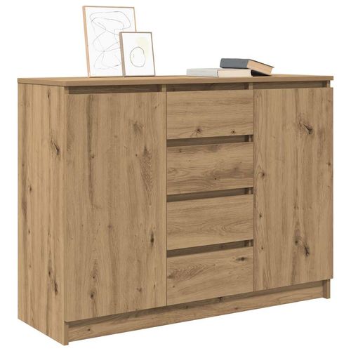 Komoda z szufladami Artisan Oak 100,5x35x76 cm Drewno klejone na Arena.pl
