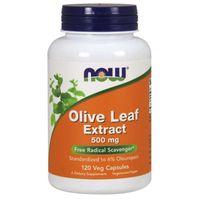 NOW FOODS Olive Leaf extract - standaryzowany Liść Oliwny 500 mg (120 kaps.