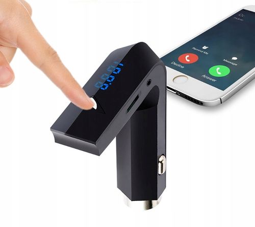 TRANSMITER FM Bluetooth ŁADOWARKA USB MP3 LCD 3w1 na Arena.pl