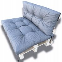 Poduszki ogrodowe na palety 120x80 + 120x40 wodoodporne siedzisko + oparcie