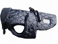 Wodoodporna pikowana kurtka dla psa Grande Finale Derka czarna Rozmiar 5