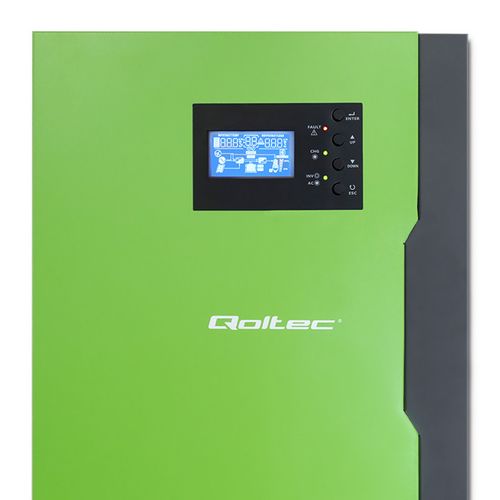 Qoltec Hybrydowy inwerter solarny Off-Grid 3,5kW 100A 24V MPPT Sinus na Arena.pl