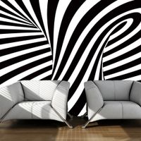 Fototapeta - op art: czarno-biały 350x270