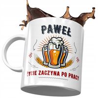Kubek Dla Pawła Kolegi Męża Przyjaciela Na Prezent Z Nadrukiem Ze Zdjęciem