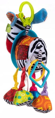 Zawieszka do wózka sensoryczna kontrastowa grzechotka Osioł Dave Dumel na Arena.pl