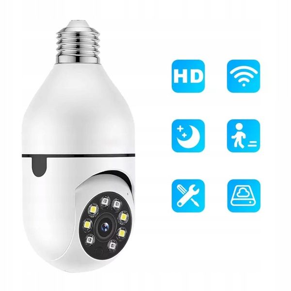 KAMERA ŻARÓWKA OBROTOWA IP WIFI W ŻARÓWCE 360 zdjęcie 12