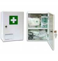 Stalowa apteczka ścienna 30 PK-MOT DIN 13157 PLUS