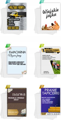 Ulotki A5 reklamowe firmowe 1000szt projekt w cenie SPRZEDAŻ JAJ na Arena.pl
