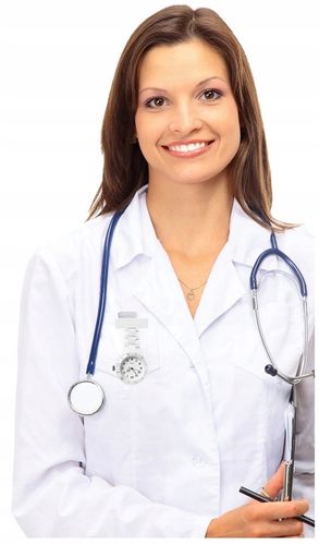 Zegarek Pielęgniarski Lekarski Quartz Analogowy do fartucha na Arena.pl