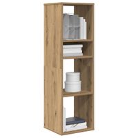 Szafka na książki, dąb artisan, 34x31x112 cm