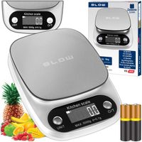 ELEKTRONICZNA WAGA KUCHENNA PRECYZYJNA LCD 5kg 5000g/0.1g + BATERIE