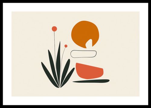 Plakat 45x30cm Abstrakcyjny Zen na Arena.pl
