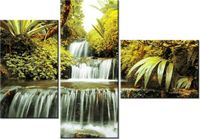 100CM 80 OBRAZ 3 ELEM WODOSPAD ŚCIENNY