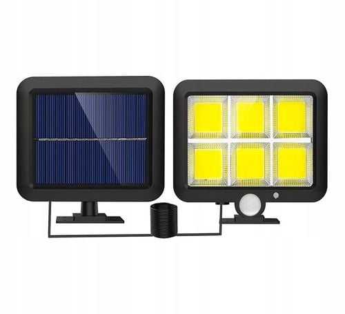 LAMPA SOLARNA Z CZUJNIKIEM RUCHU ZMIERZCHU 120 LED na Arena.pl