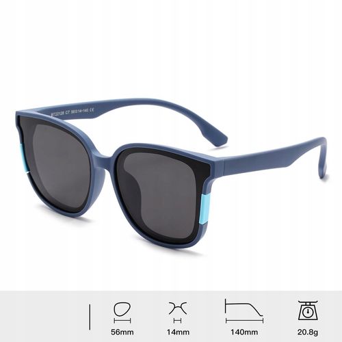 Dziecięce 4-7 lat Okulary przeciwsłoneczne z Polaryzacją dla dzieci BLUE na Arena.pl