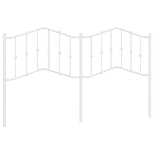 Metalowe wezgłowie, białe, 180 cm na Arena.pl