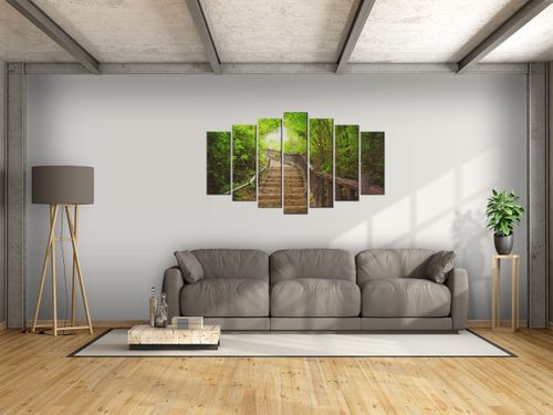 Obraz Schodami w górę 140x80 płótno na Arena.pl