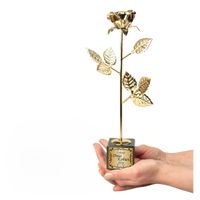 Statuetka "ZŁOTA RÓŻA" - 0042C (DZIEŃ KOBIET)