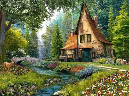 Puzzle 2000 el. Toadstool Cottage na Arena.pl