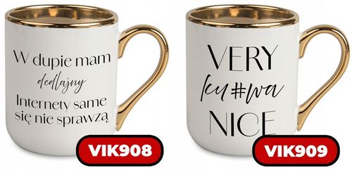 KUBEK ELEGANT PREZENT DLA KOLEŻANKI KOLEGI DO PRACY JESTEŚ ŚLICZNA WZORY na Arena.pl