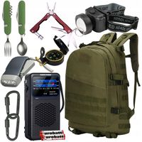 PLECAK EWAKUACYJNY UCIECZKOWY Z WYPOSAŻENIEM ZESTAW RATUNKOWY SURVIVAL