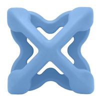 Geometryczna zabawka dla psa z rowkami na przysmaki Geo-Astro 7cm Błękitna