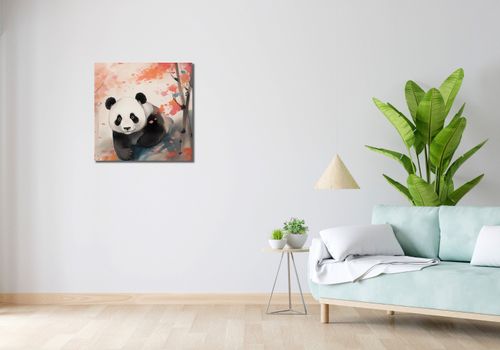 Obraz 60x60cm Panda wśród Klonów na Arena.pl