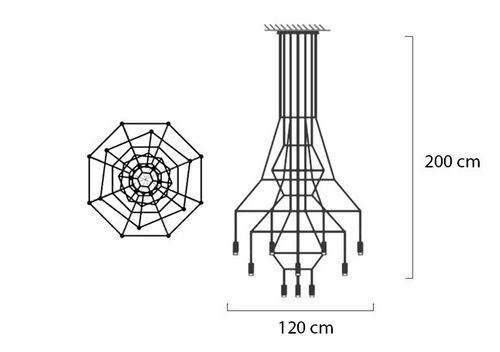Lampa wisząca FLUSSO 20 na Arena.pl