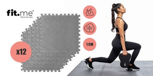 MATA PUZZLE POD SPRZĘT DO ĆWICZEŃ 12 SZT 4,32m2 OCHRONNA PODŁOGA NA SIŁOWNI na Arena.pl