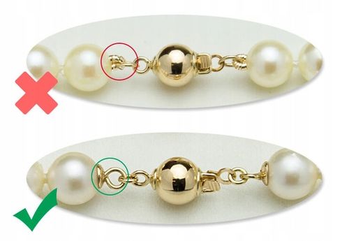 SREBRNY NASZYJNIK Z BIAŁYCH PEREŁ na Arena.pl