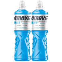 4Move Zero Sugar Napój niegazowany o smaku wieloowocowym 750 ml x 2 sztuk