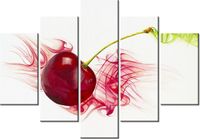 105CM 150CM OBRAZ 5 ELEM SOCZYSTA WIŚNIA DRUK