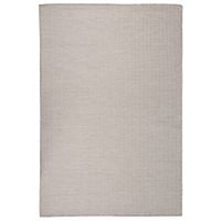 Dywan zewnętrzny o płaskim splocie, 120x170 cm, taupe