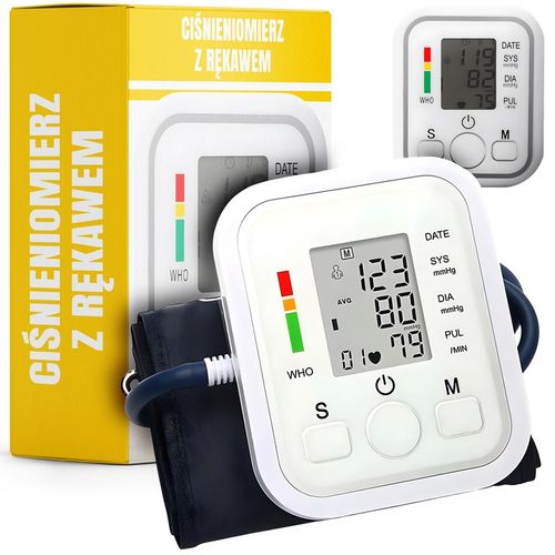 CIŚNIENIOMIERZ NARAMIENNY ELEKTRONICZNY AUTOMATYCZNY CZYTELNY EKRAN LCD na Arena.pl