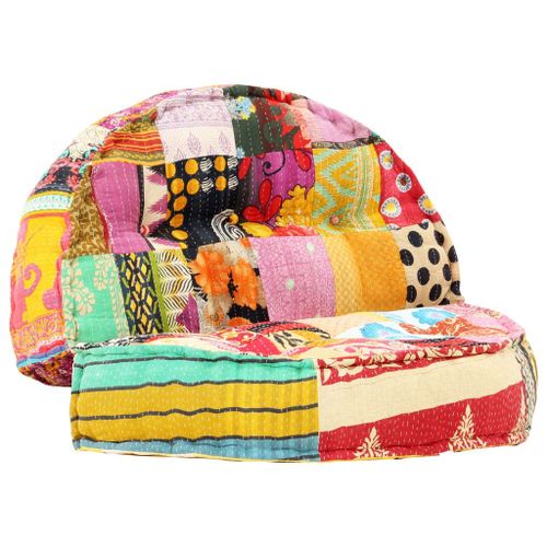 Puf 100x20cm patchwork tkanina VidaXL na Arena.pl