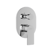 Glad bateria prysznicowo-wannowa podtynkowa 2 funkcyjna, chrom