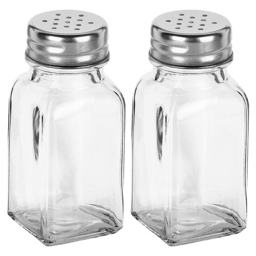 Przyprawnik Solniczka Pieprzniczka Zestaw Pojemniki do Soli Pieprzu Szklane na Arena.pl