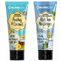 SuperTan Peaches Coconut Cream + After Tan Po Opalaniu Gratis