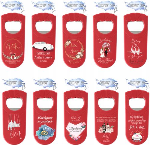 OTWIERACZ Z NADRUKIEM UV personalizowany chluśniem bo uśniem TWÓJ NAPIS na Arena.pl